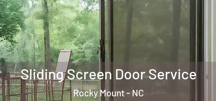 Sliding Screen Door Service Rocky Mount - NC